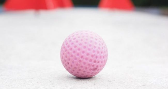 Pink ball is a top charity golf game.