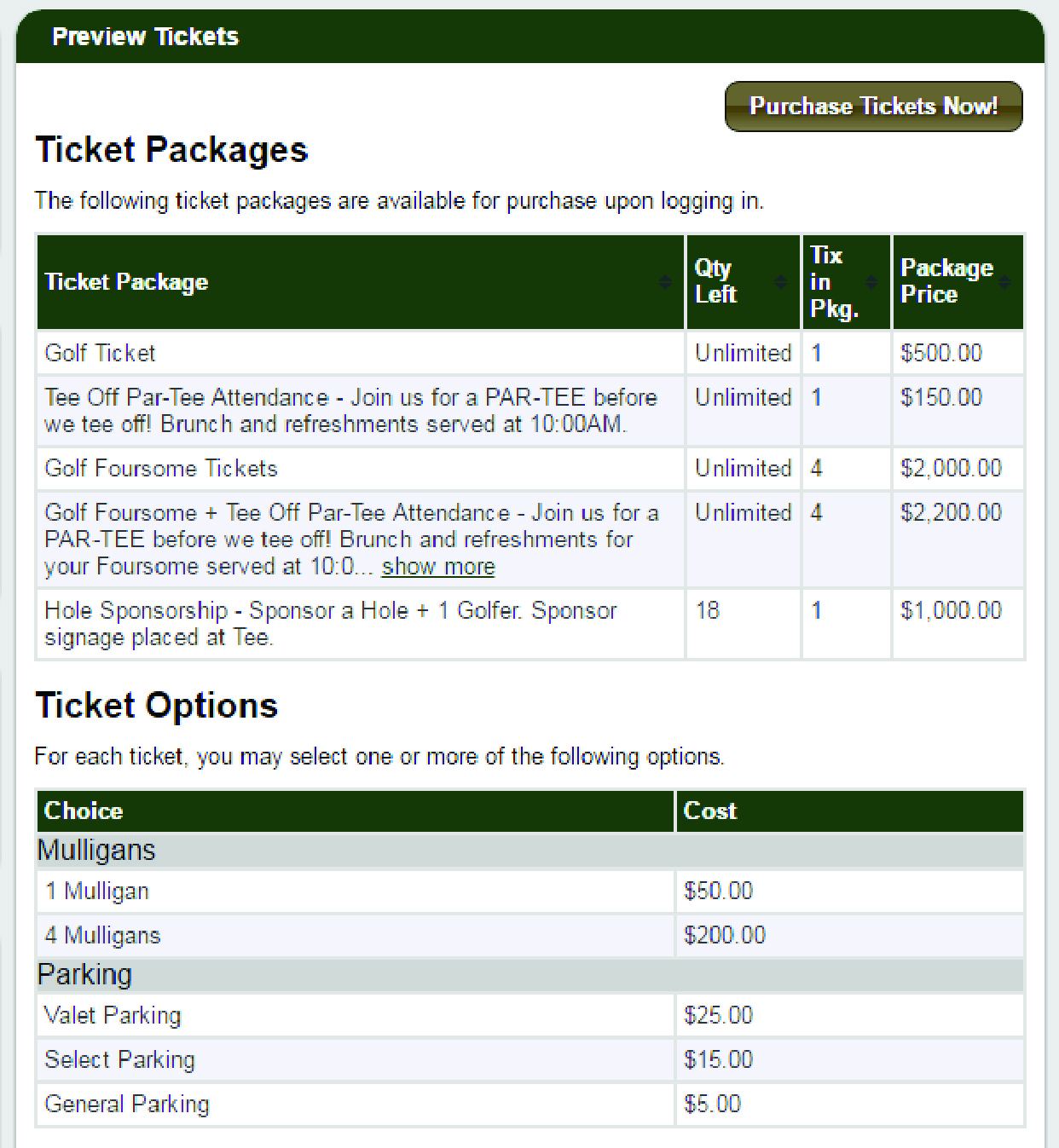 how to make event tickets
