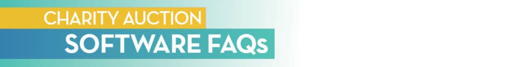 Charity Auction Software FAQs