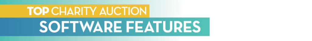 Top Charity Auction Software Features 