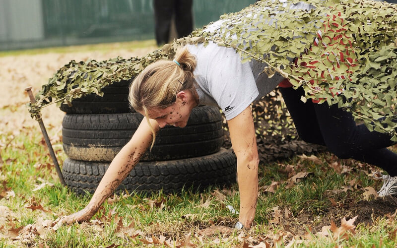 An obstacle course is a great way to challenge your supporters and raise money.