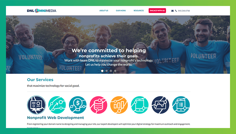 DNL OmniMedia is a nonprofit consulting firm that ensures better web design and nonprofit marketing.