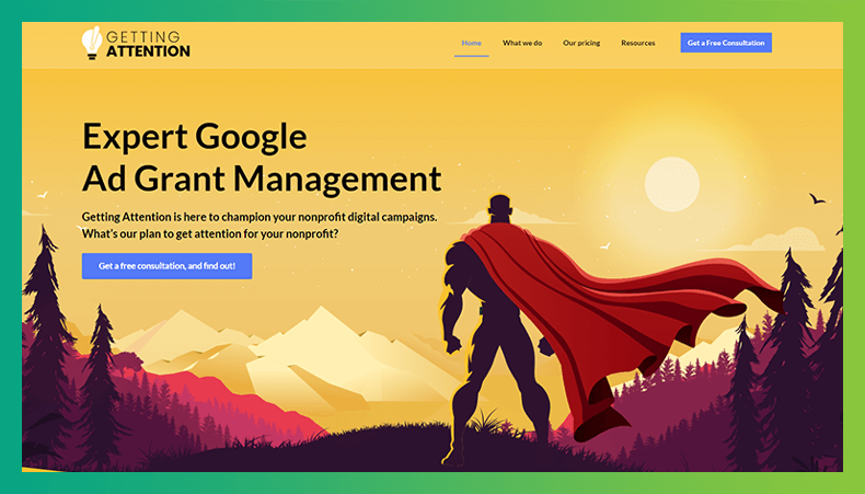 Turn to Getting Attention's nonprofit consulting firm to manage your Google Ad Grant strategy.