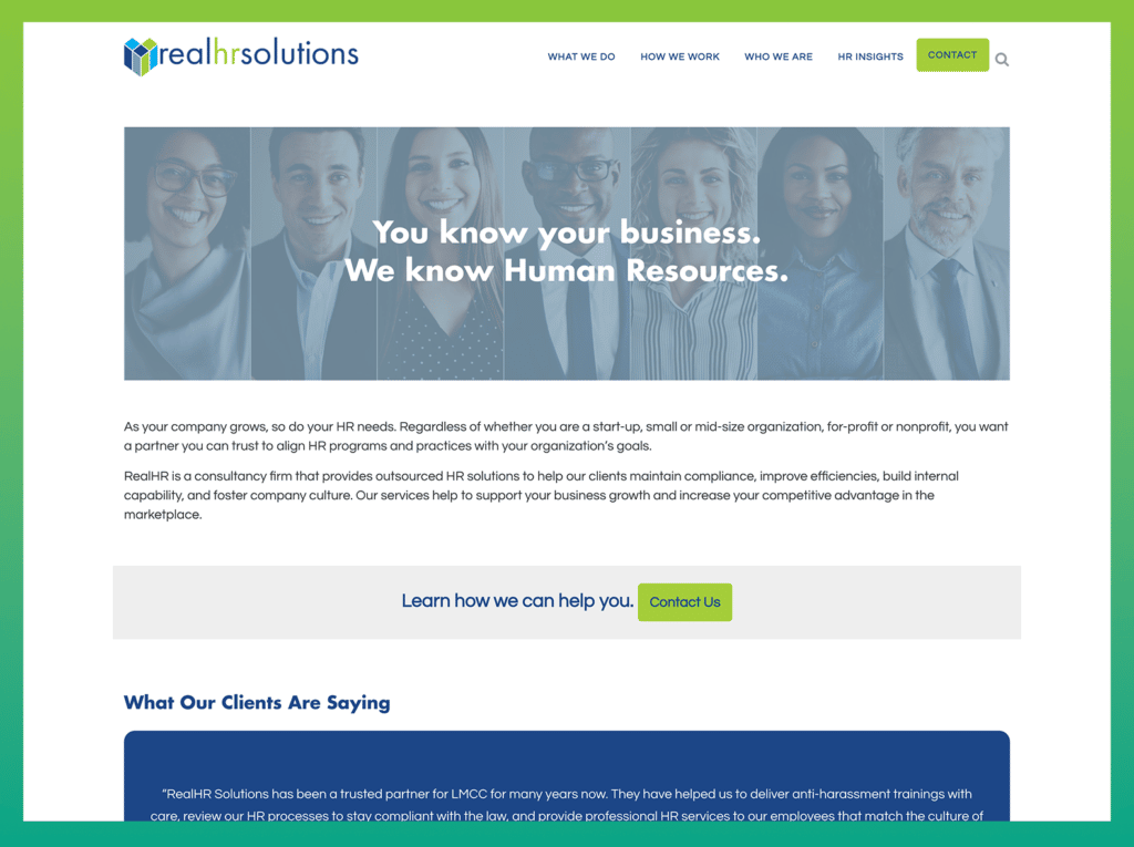 Check out RealHR Solutions to learn more about why they’re one of the best nonprofit consulting firms.