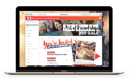 See how a microsite can benefit your online event registration.