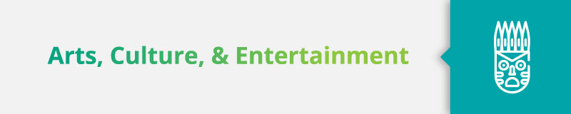 Another silent auction donation category is arts, culture, and entertainment.