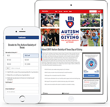 OneCause Online Giving Options