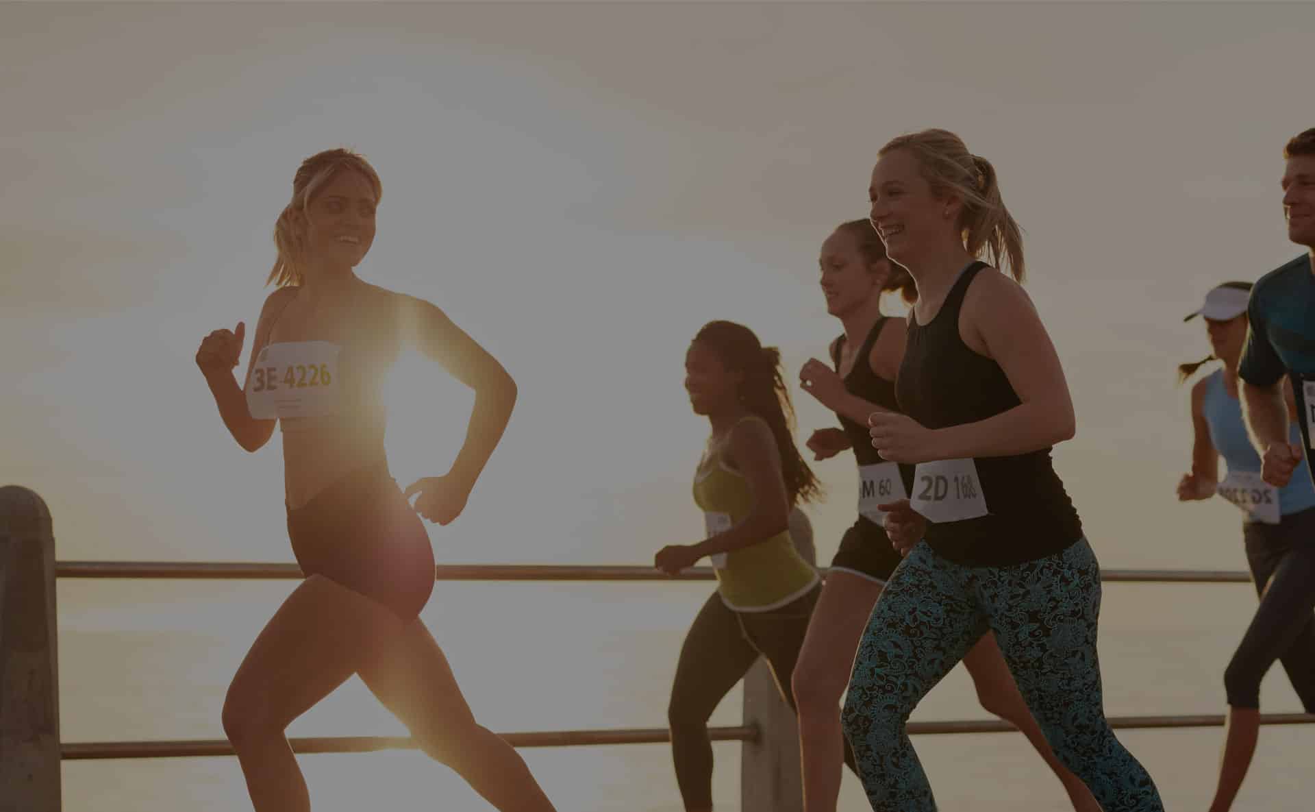 Runners participating in a Peer-to-Peer Fundraising Event