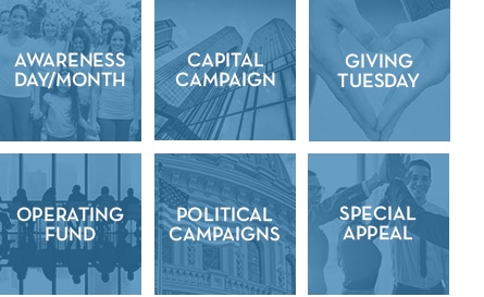 Online Giving Software can be used to collect donations for awareness days, capital campaigns, giving tuesday, operating fund campaigns, political campaigns and special fundraising appeals.