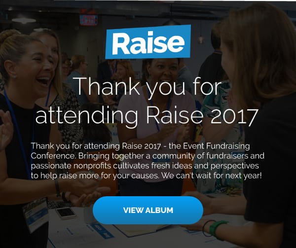 RAISE: Thank you for attending RAISE 2017