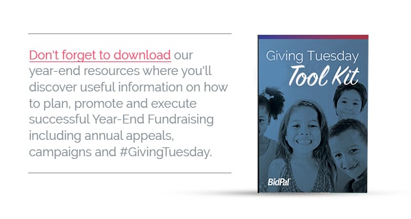 Don't forget to download our Giving Tuesday Tool Kit!