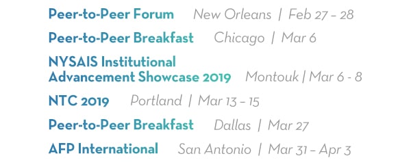 OneCause Roadshow Dates