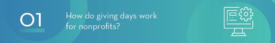 How do giving days work for nonprofits?