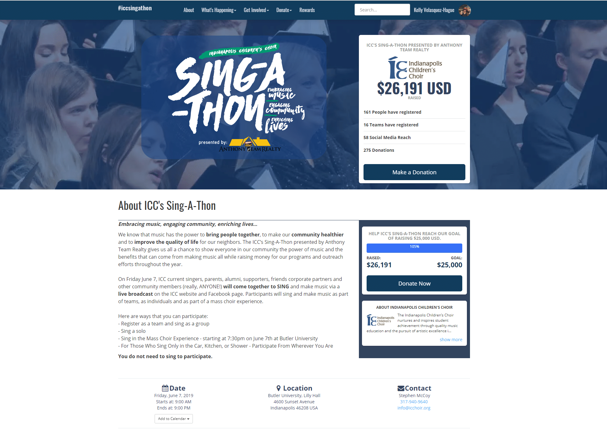 Sing-a-thon Software Screen Shot 1