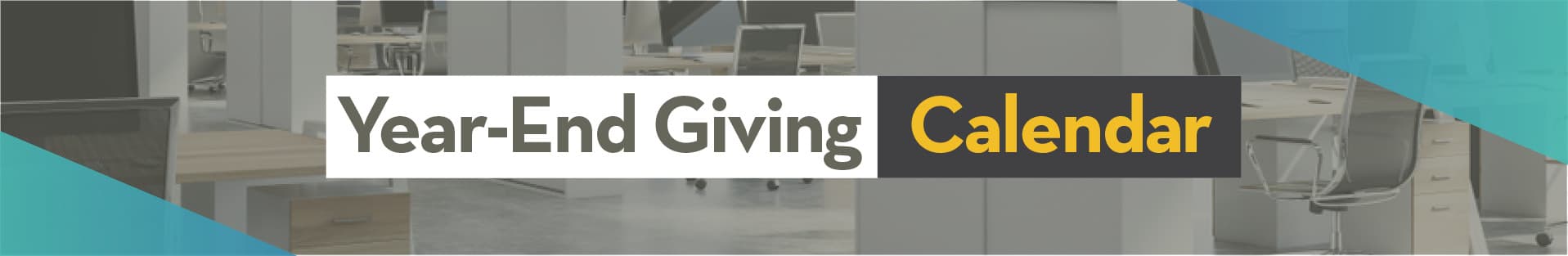 Year-End Giving Calendar