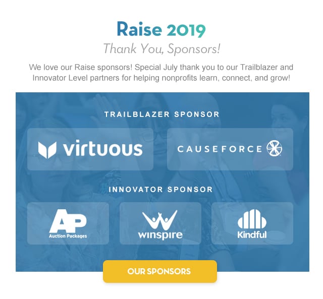 Raise 2019 Our Sponsors
