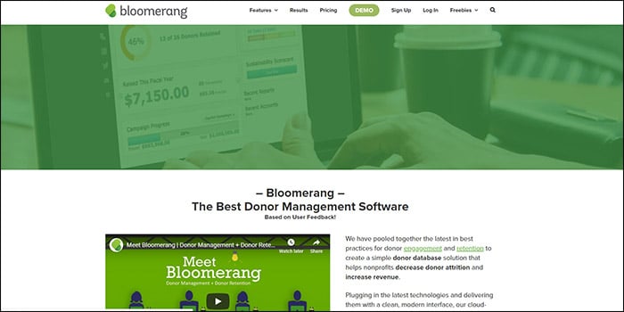 Learn more about Bloomerang's silent auction software.