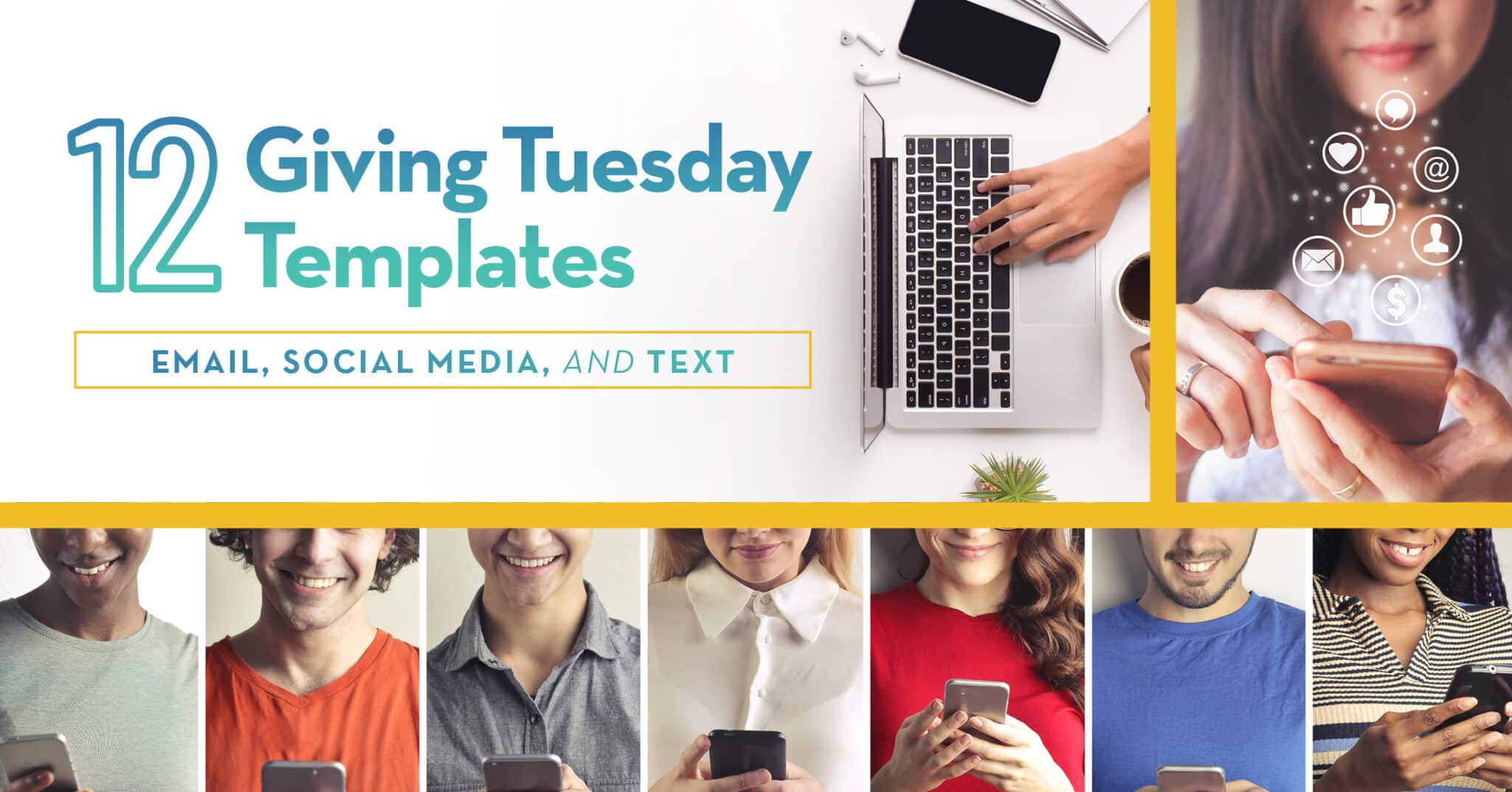 Editable Giving Tuesday banners & flyers