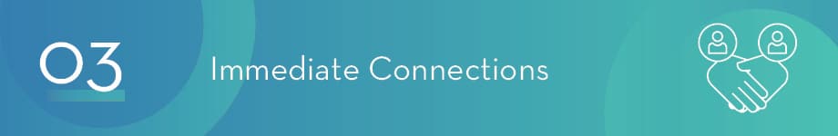 Connecting immediately with new donors is the best way to show that you're responsive and engaged with them.