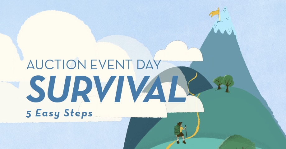 Charity Auction Survival Kit Infographic