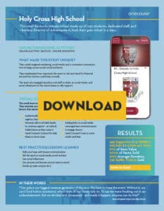 Download the Holy Cross One Sheeter