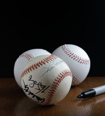 Signed memorabilia is a classic auction item idea for all types of events.