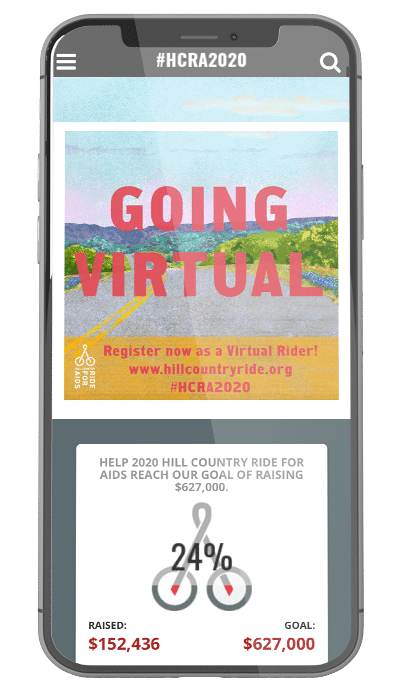 Hill Country Ride for Aids P2P Site