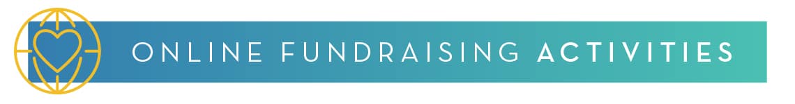 Online Fundraising Activities