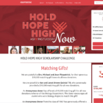 HOLD HOPE HIGH SCHOLARSHIP CHALLENGE