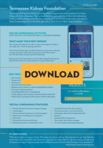 Download Tennessee Kidney Foundation One Sheeter