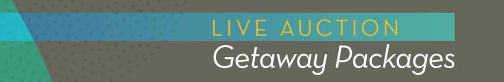 Live Auction Getaway Packages