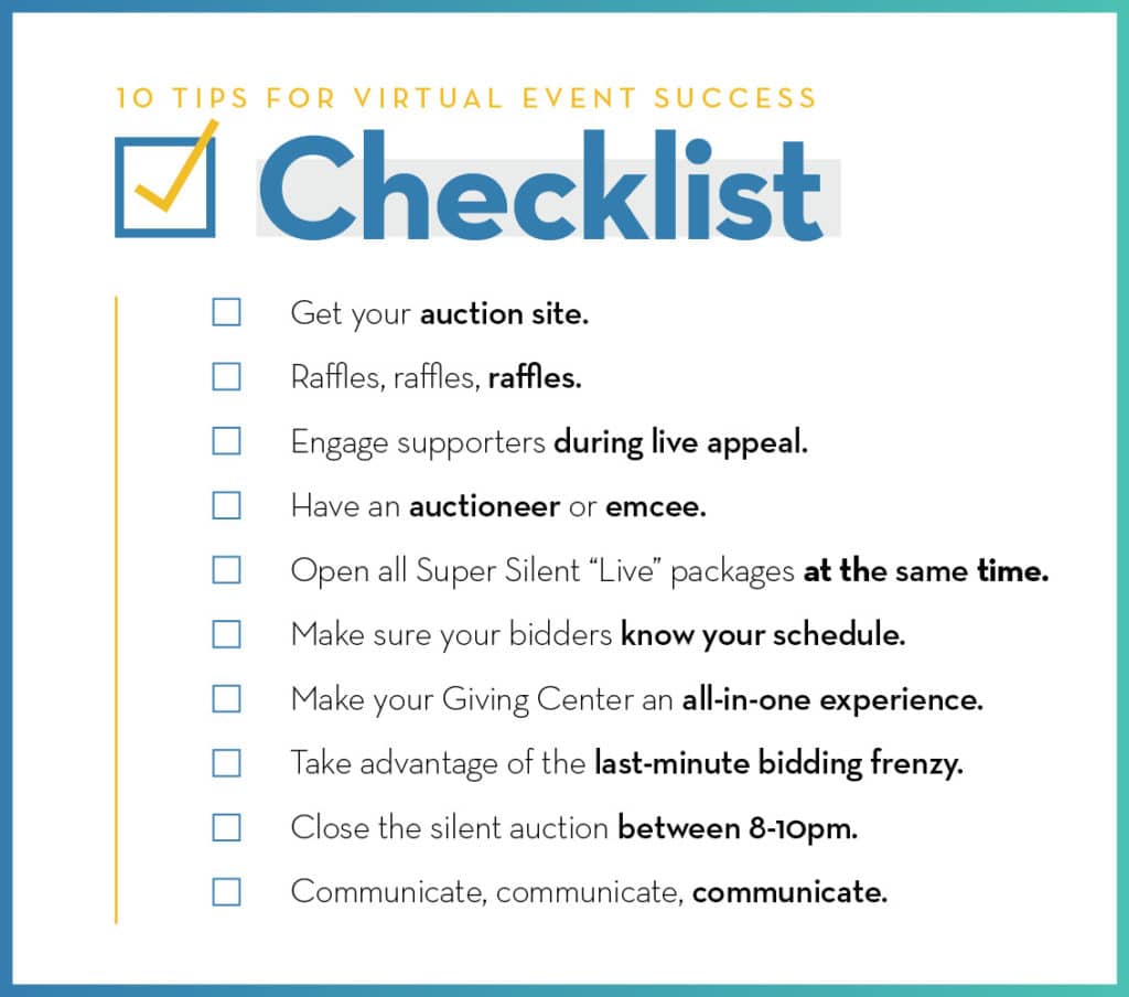 Virtual Event Checklist
