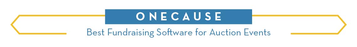 OneCause - Best Fundraising Software for Auction Events