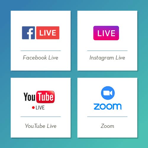 Best Practices for Setting up and Broadcasting Live Events in  or  Facebook from Zoom