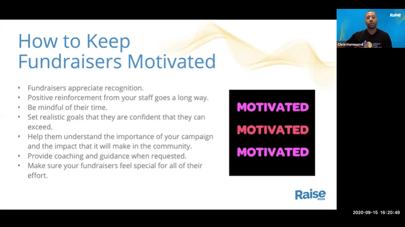 This session from Raise 2020 walked through the essential of P2P fundraising in the virtual era.