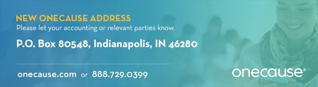 New OneCause Address