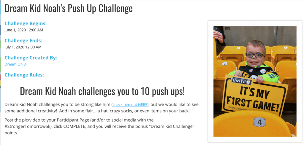 Noah Dream Kid Challenge