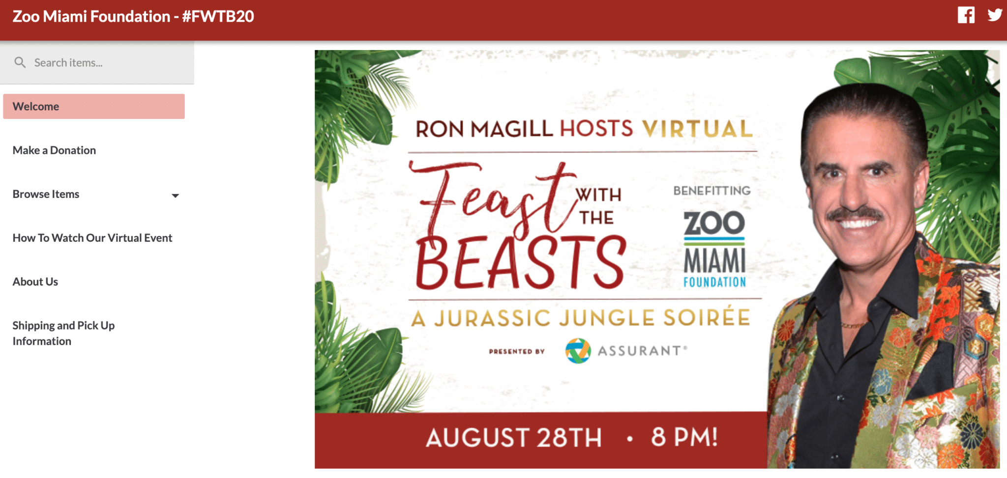 The Zoo Miami Foundation used a virtual auction to raise money during its annual gala.