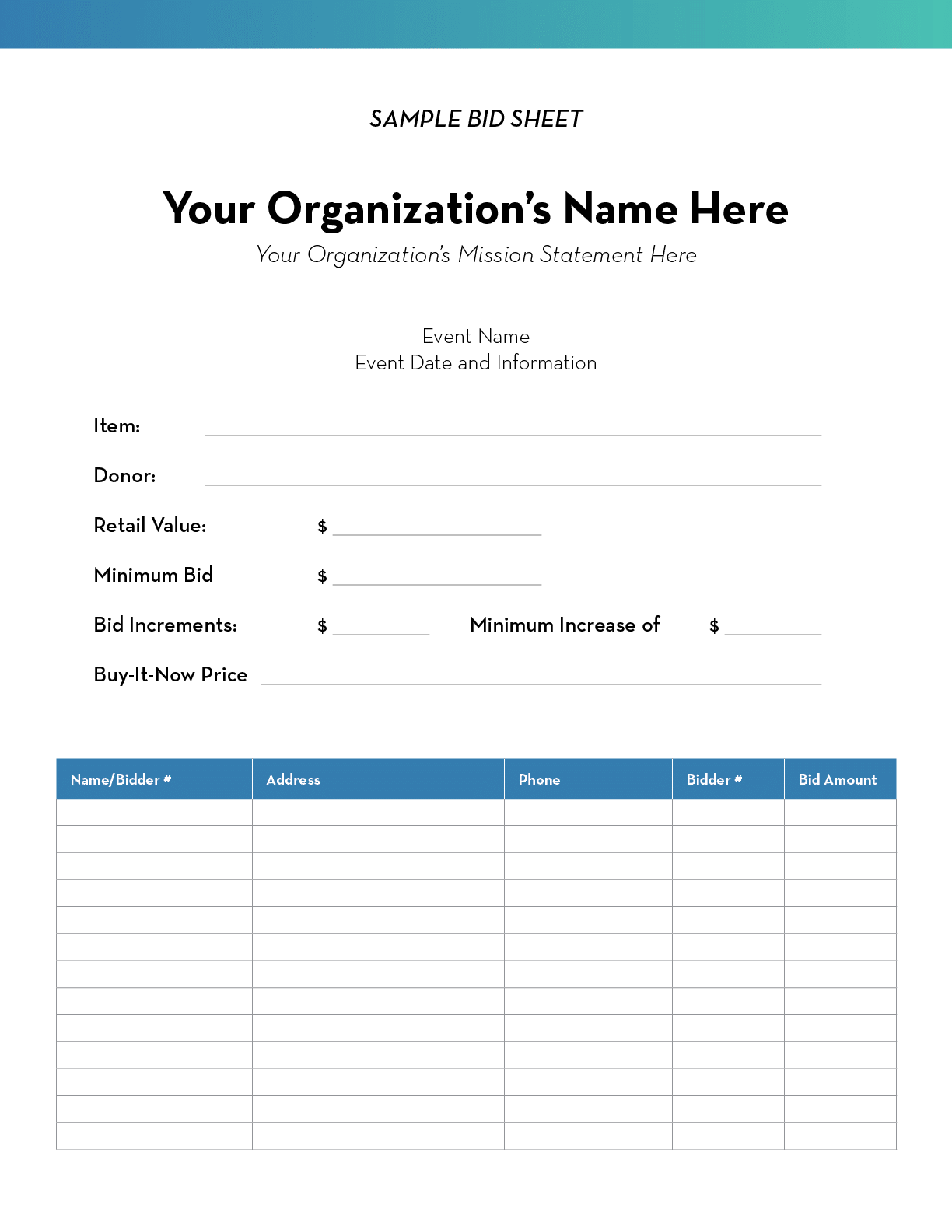 silent-auction-bid-sheets-template-complete-guide