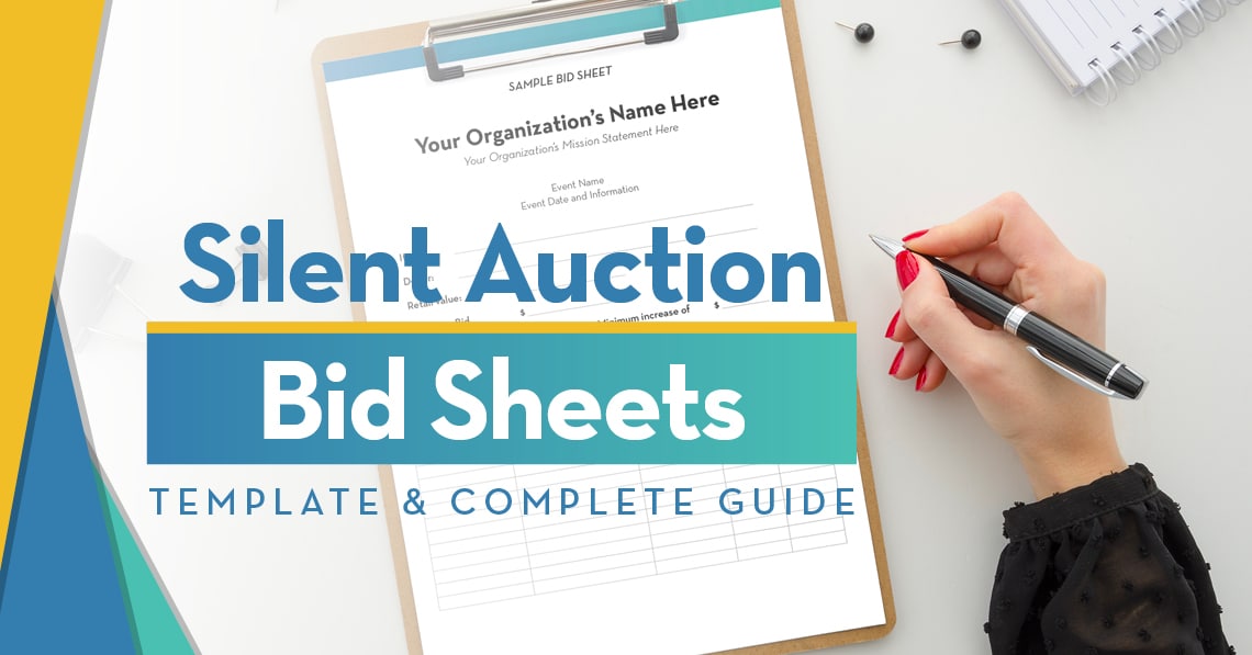 Silent Auction Bid Sheets