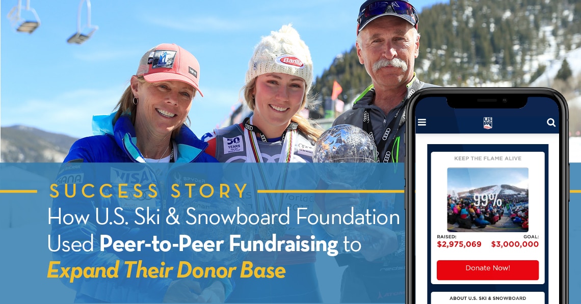 The US Ski and Snowboard Foundation used peer-to-peer fundraising to supercharge their 2020 campaign.