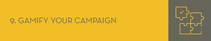 Gamification is now a standard peer-to-peer fundraising best practice.