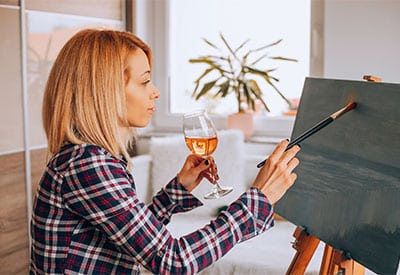 Paint-and-Sip-DIY Fundraising Ideas