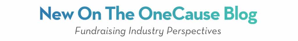New on the OneCause Blog