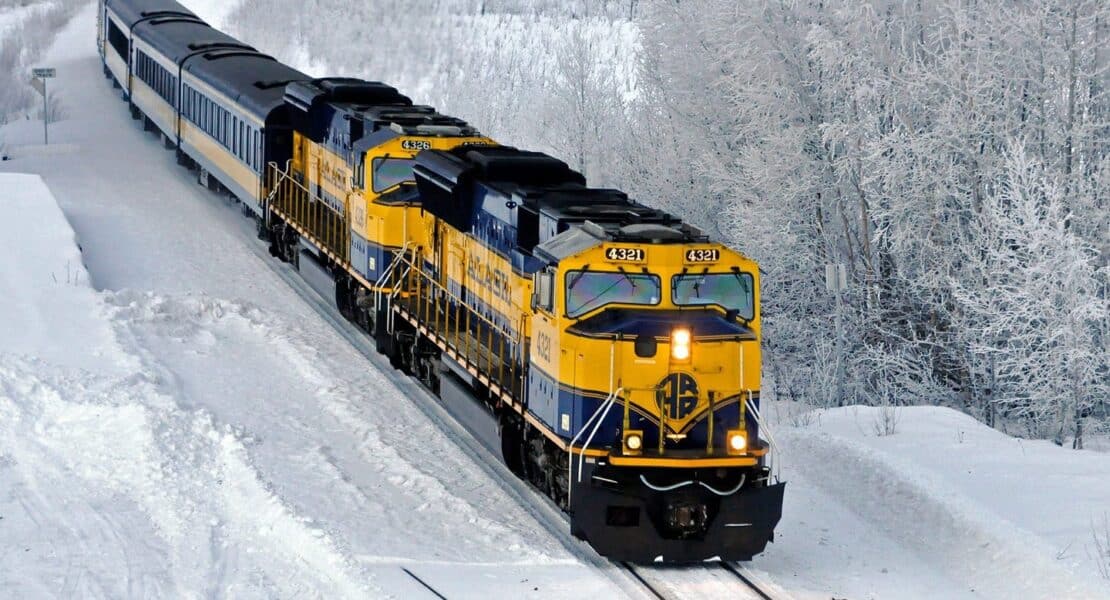 Alaska Railroad winter