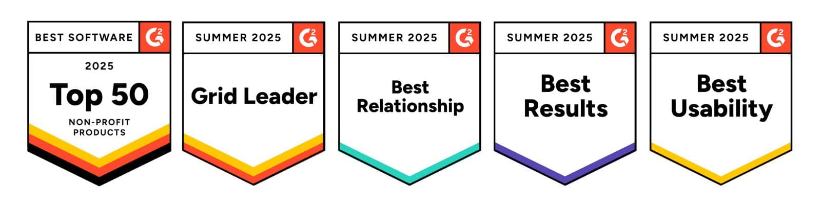G2 Summer 2025 badges