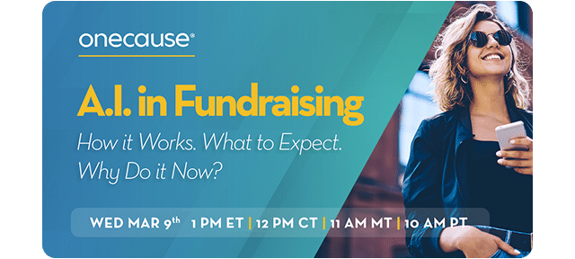 AI in Fundraising webinar