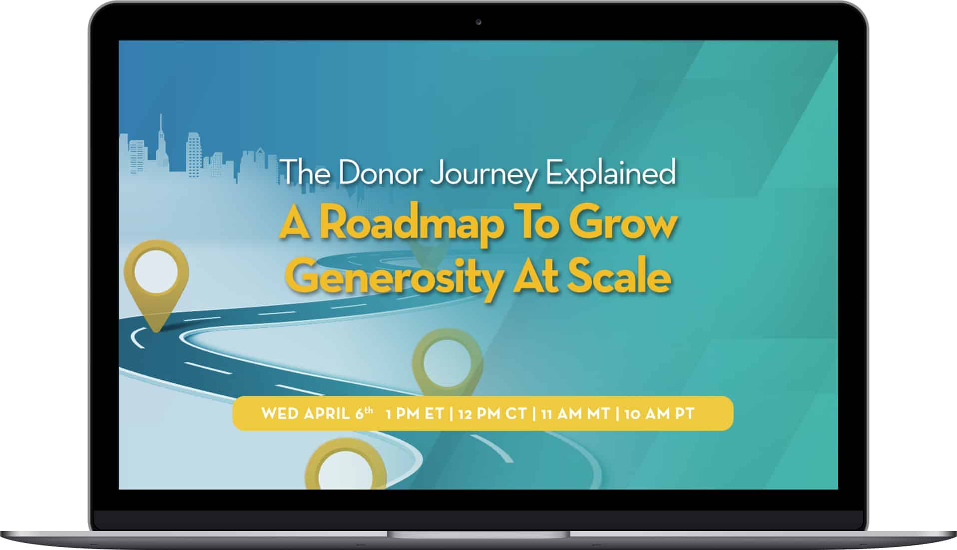 The Donor Journey Explained laptop
