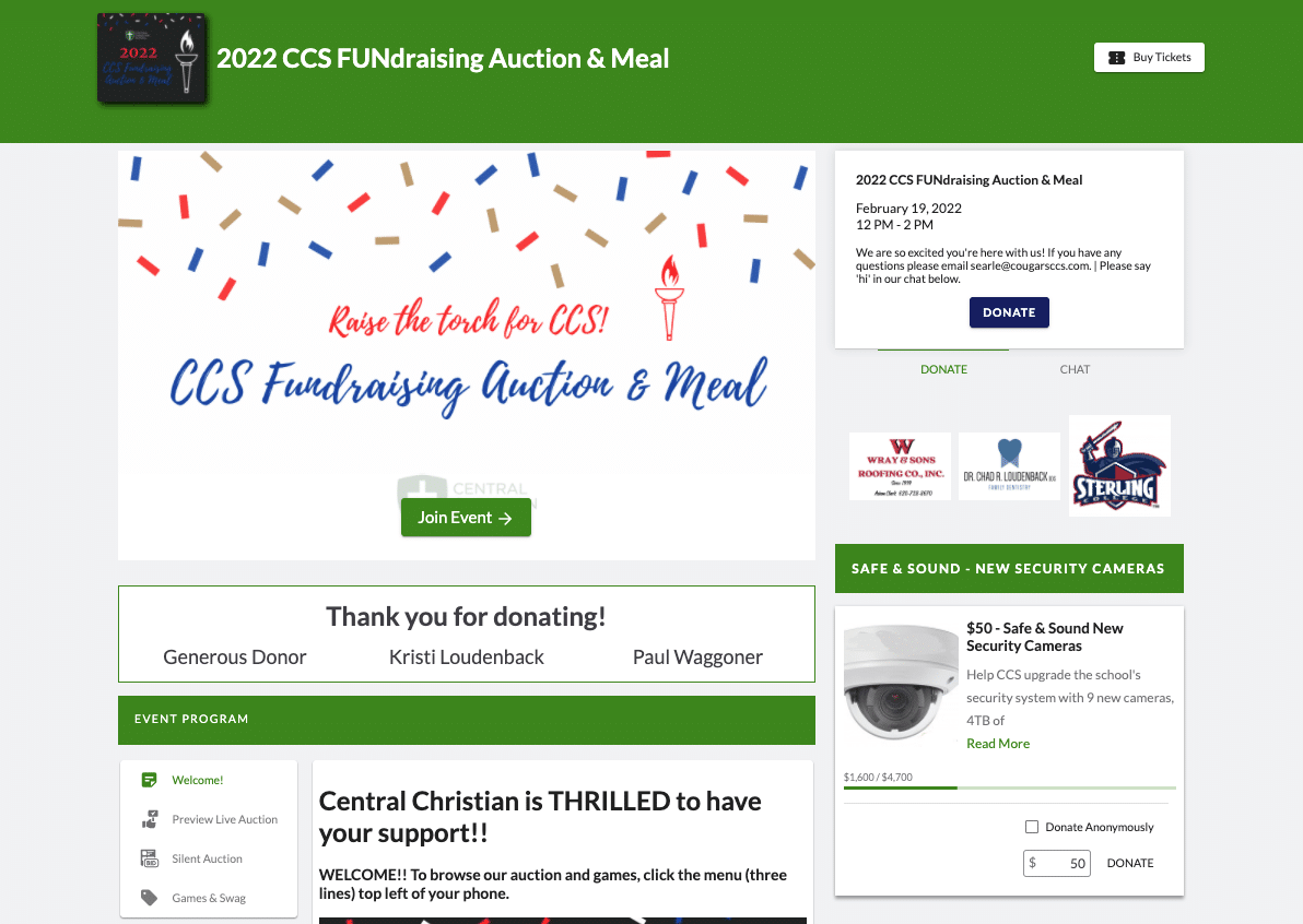 CCS Event Site