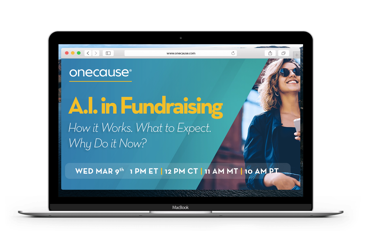 AI Fundraising Laptop